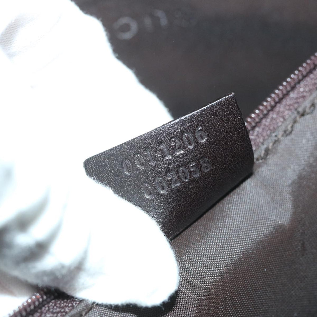 GUCCI Shoulder Bag Leather Black 001 1206 ar10523