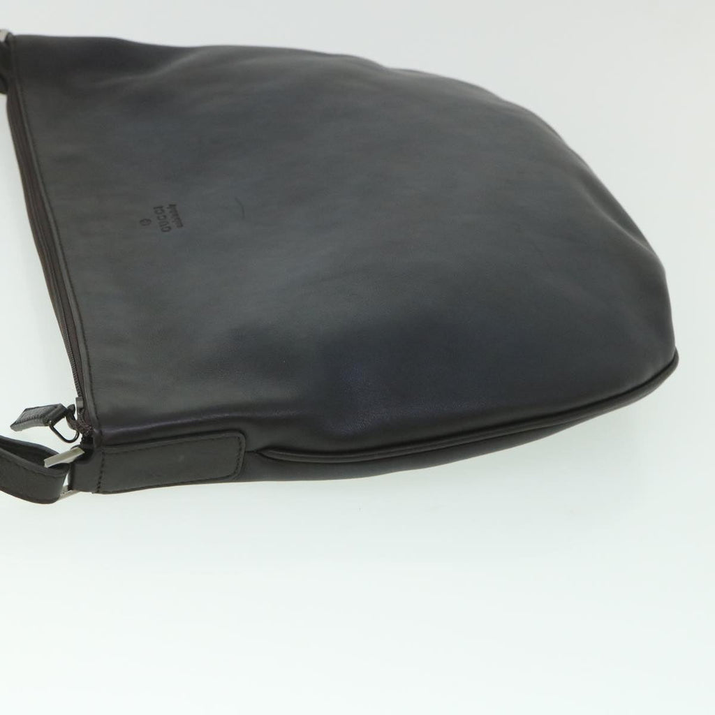 GUCCI Shoulder Bag Leather Black 001 1206 ar10523