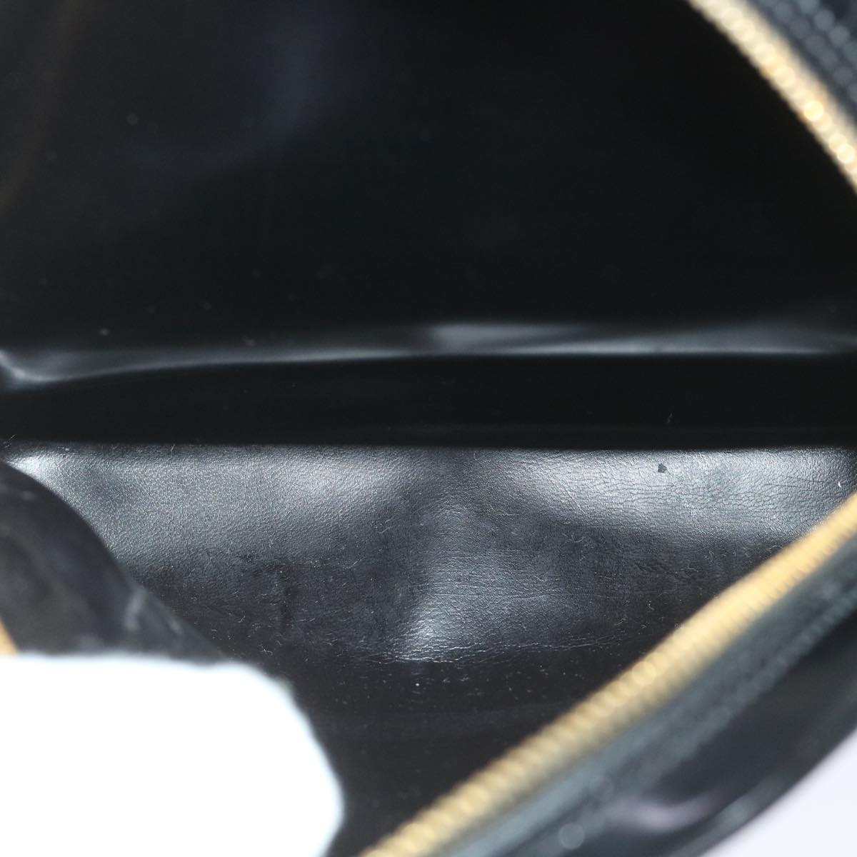 GUCCI Bamboo Shoulder Bag Patent leather Black 003 3444 0027 ar10549B
