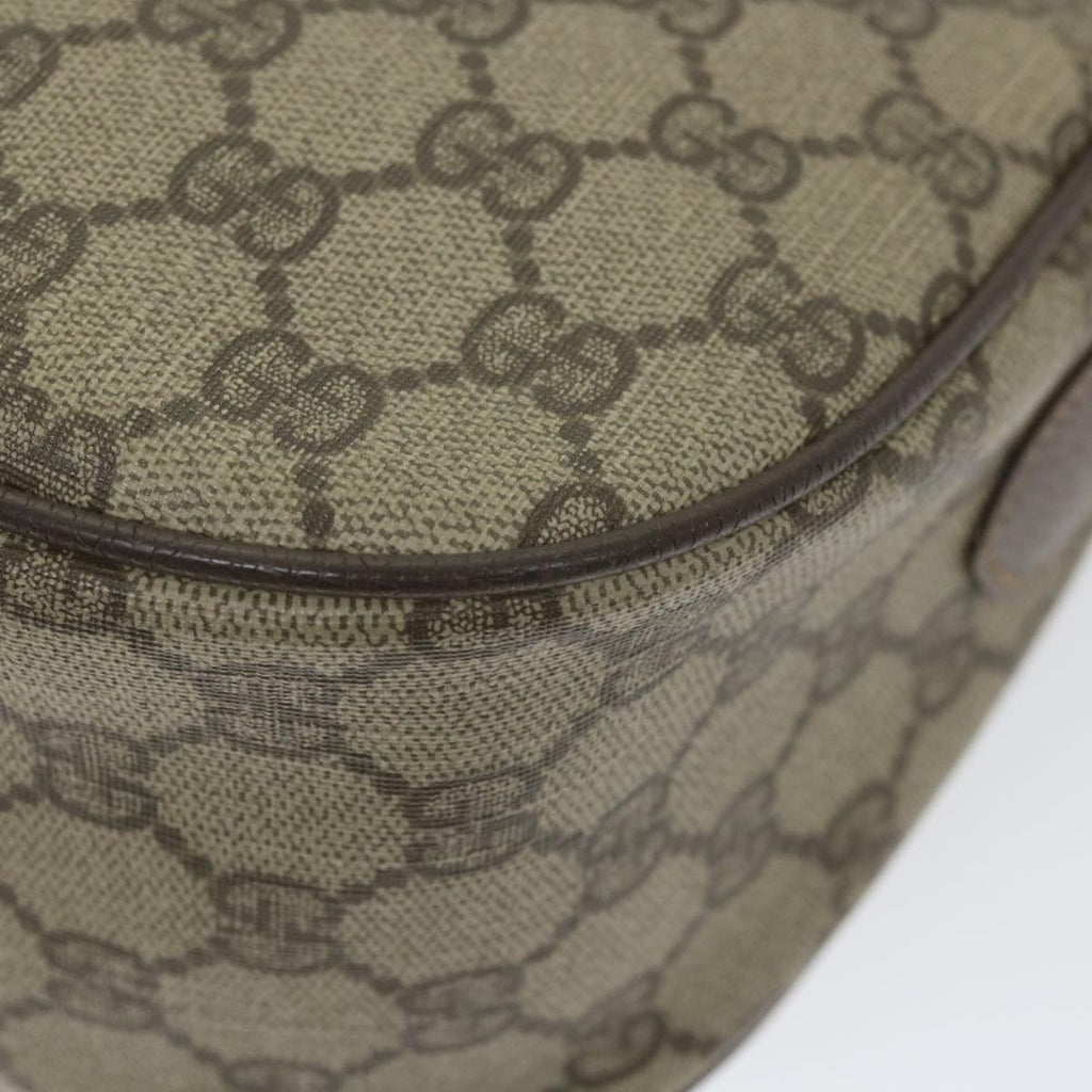 GUCCI GG Supreme Web Sherry Line Shoulder Bag Beige Red 001 754 ar10582B