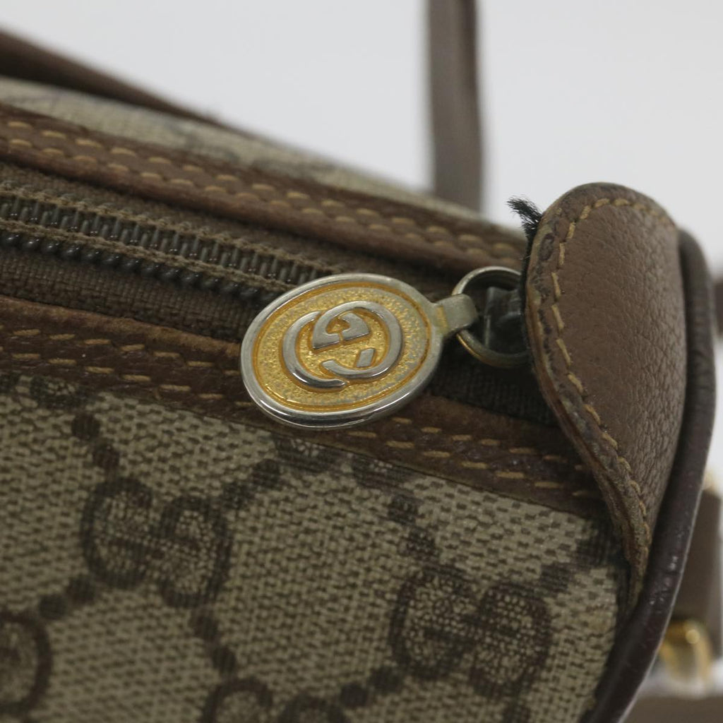 GUCCI GG Supreme Web Sherry Line Shoulder Bag Beige Red 001 754 ar10582B