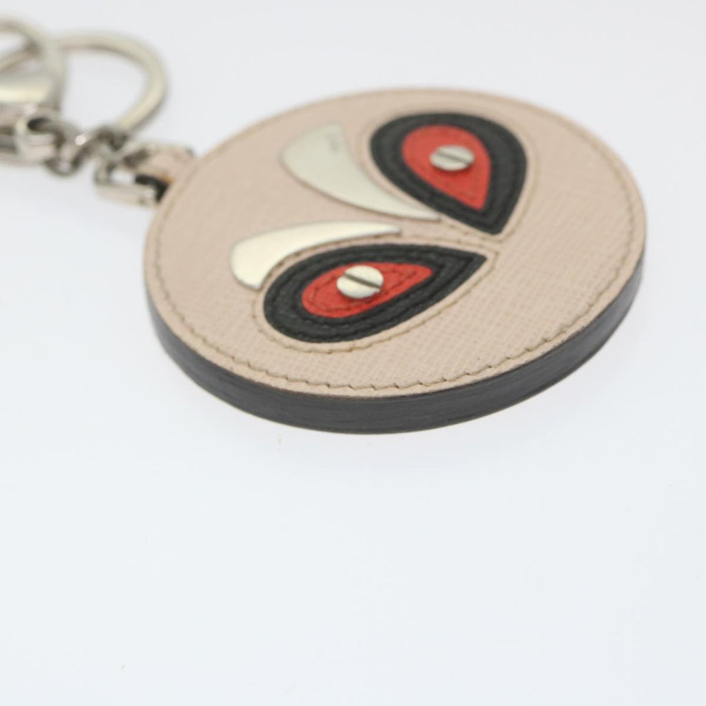 FENDI Key Ring Leather Pink ar10597B
