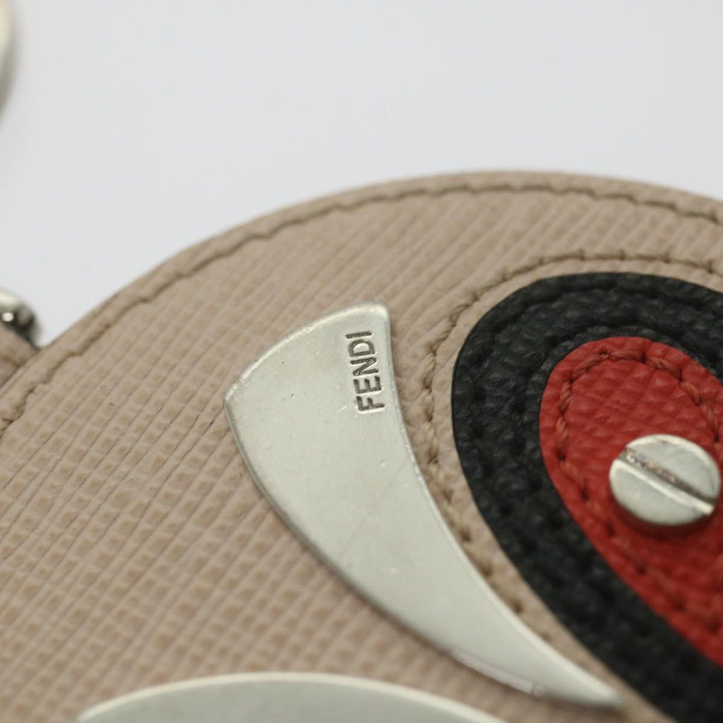 FENDI Key Ring Leather Pink ar10597B