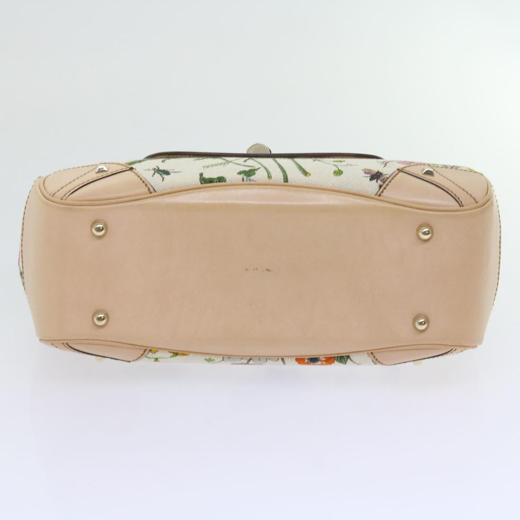 GUCCI Bamboo Hand Bag Canvas Multicolor 137351 ar10633B