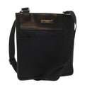 GUCCI Shoulder Bag Canvas Black 019 0348 ar10660