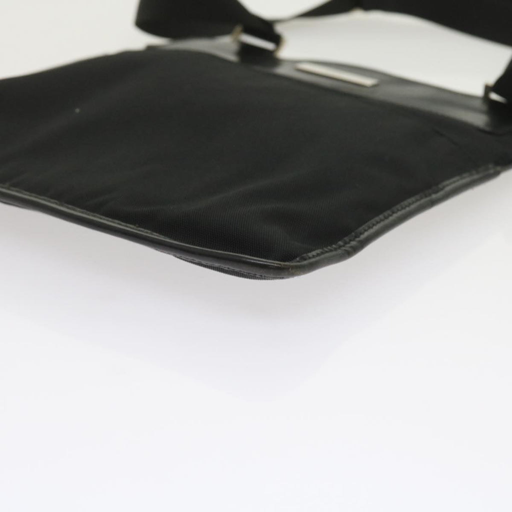 GUCCI Shoulder Bag Canvas Black 019 0348 ar10660