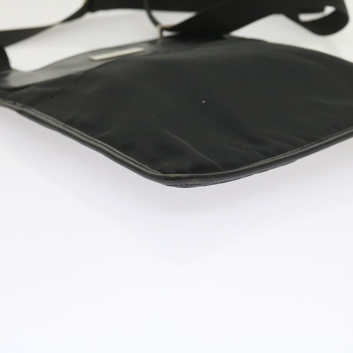 GUCCI Shoulder Bag Canvas Black 019 0348 ar10660