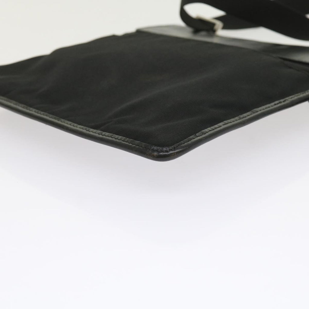 GUCCI Shoulder Bag Canvas Black 019 0348 ar10660