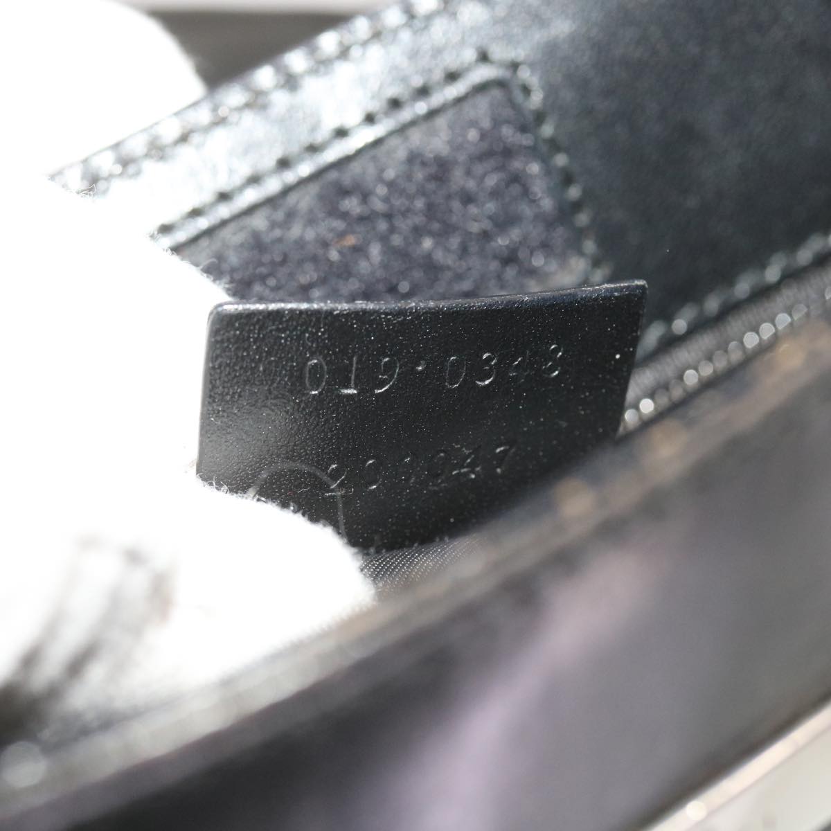 GUCCI Shoulder Bag Canvas Black 019 0348 ar10660