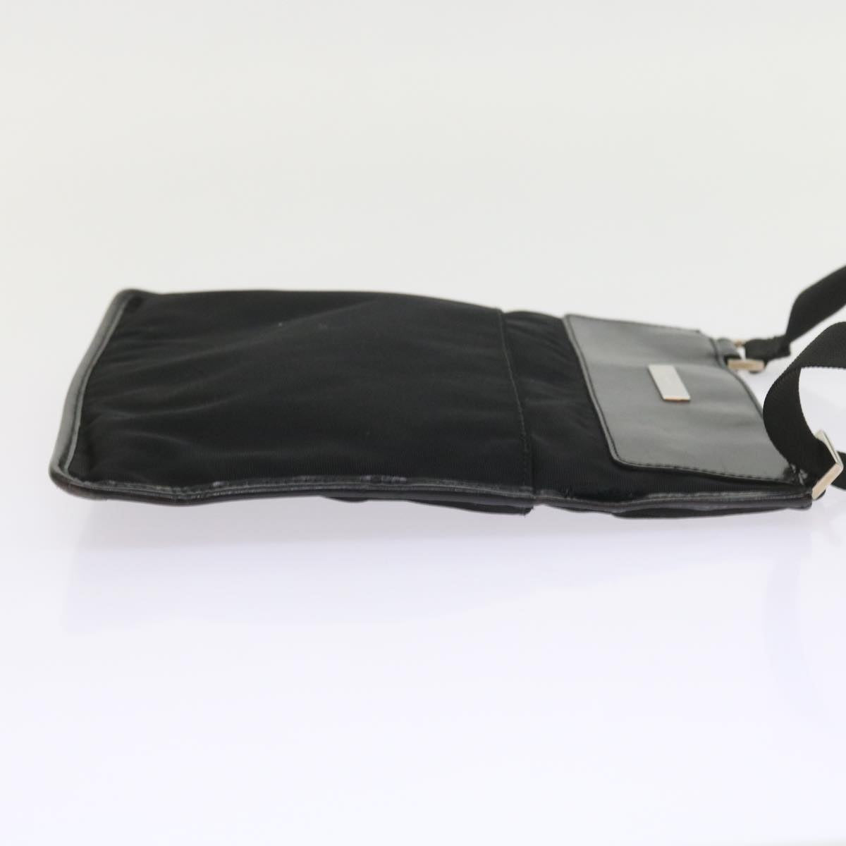 GUCCI Shoulder Bag Canvas Black 019 0348 ar10660