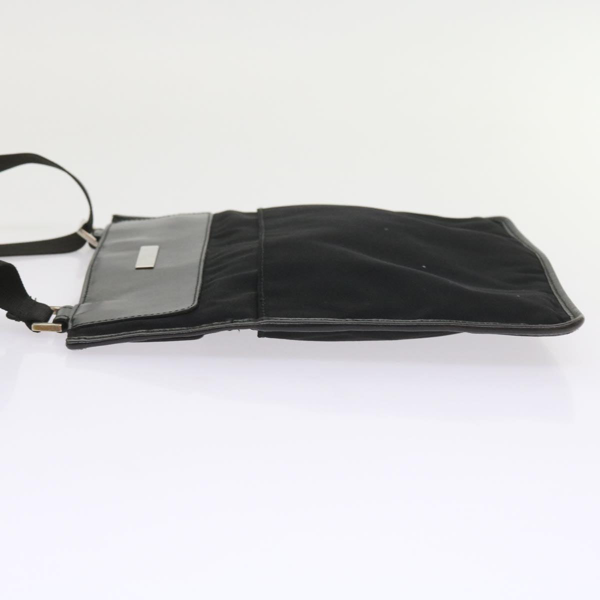 GUCCI Shoulder Bag Canvas Black 019 0348 ar10660
