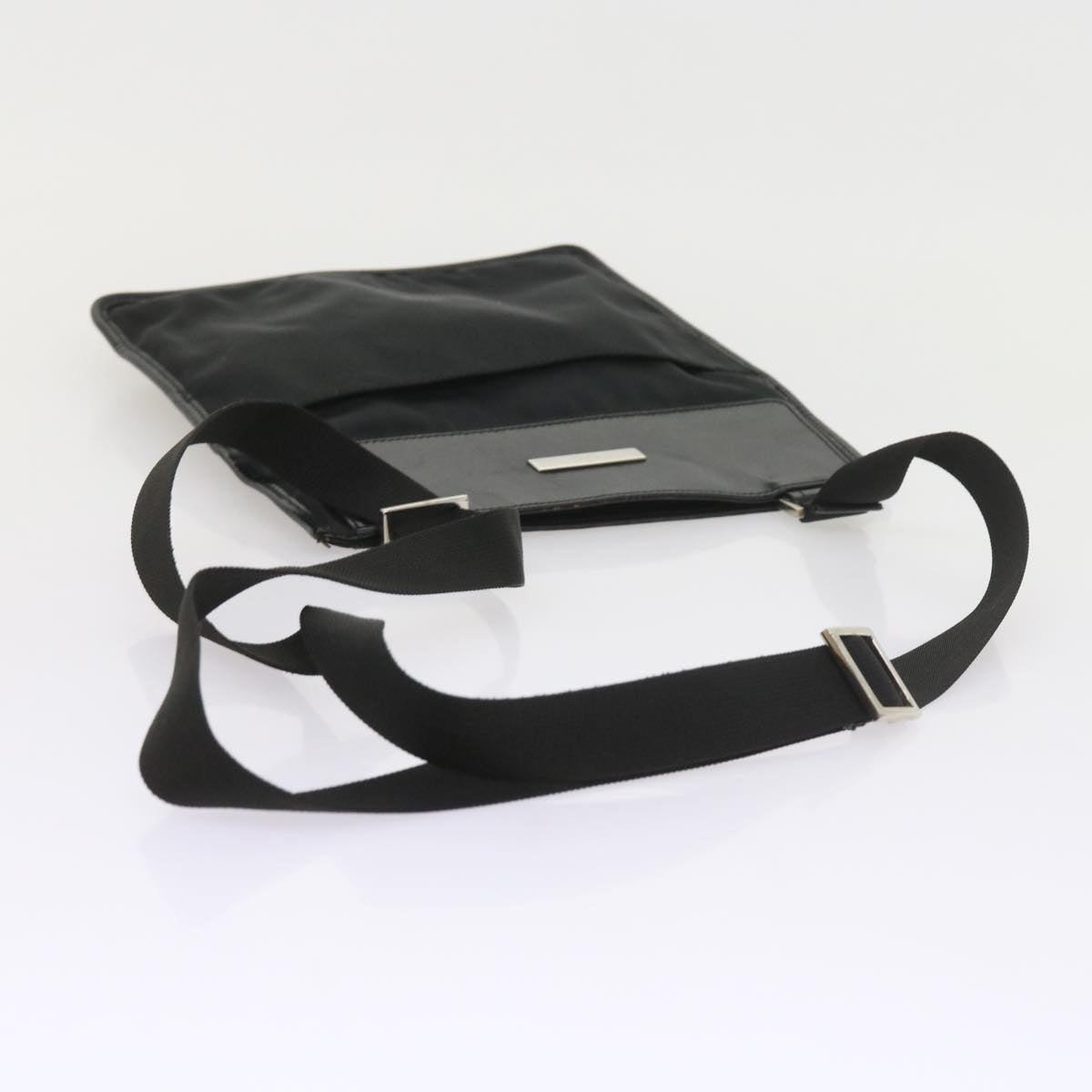 GUCCI Shoulder Bag Canvas Black 019 0348 ar10660