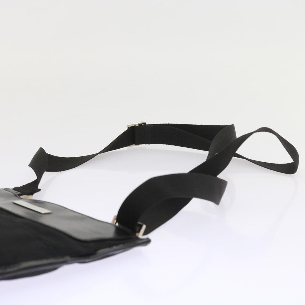 GUCCI Shoulder Bag Canvas Black 019 0348 ar10660