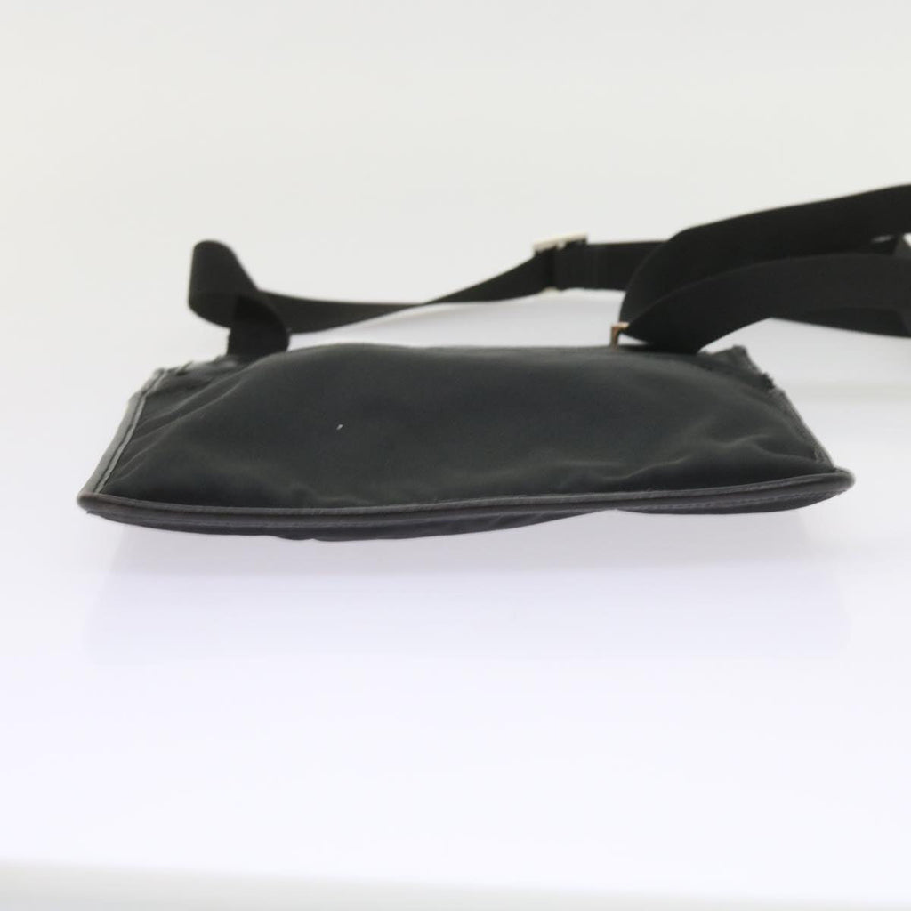 GUCCI Shoulder Bag Canvas Black 019 0348 ar10660