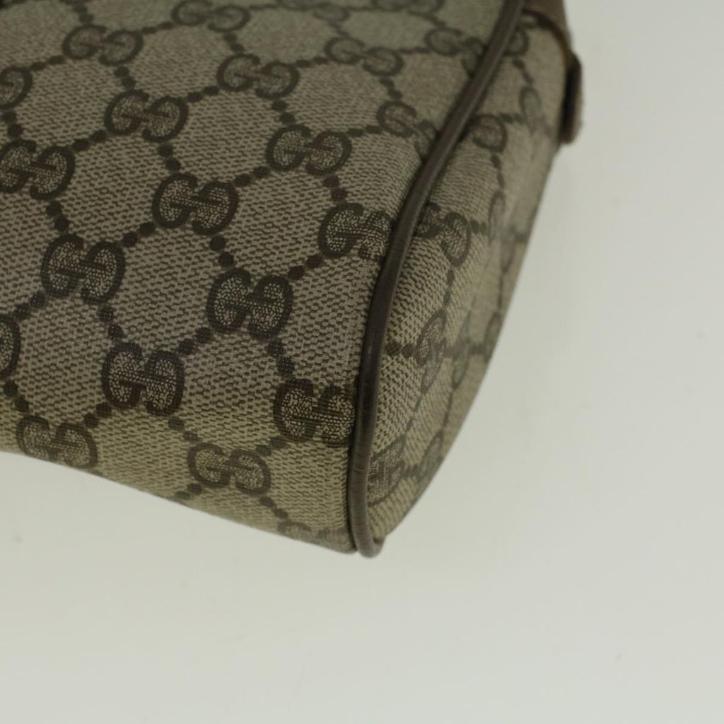 GUCCI GG Supreme Web Sherry Line Clutch Bag Beige Red 89 01 012 ar10679