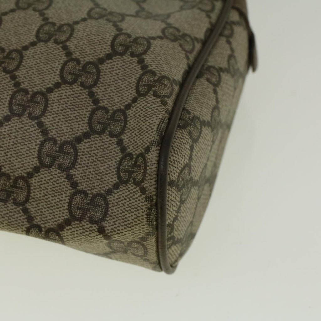 GUCCI GG Supreme Web Sherry Line Clutch Bag Beige Red 89 01 012 ar10679