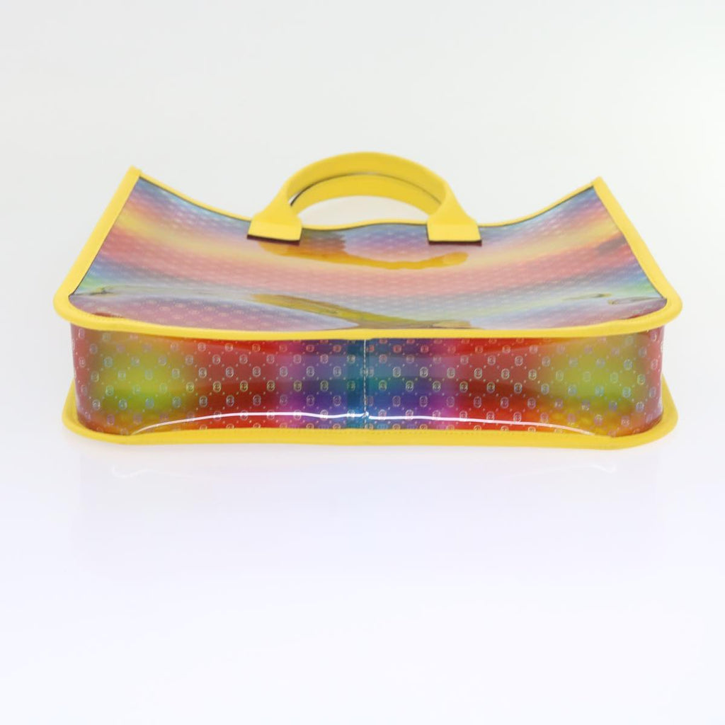 GUCCI Micro GG Canvas Tote Bag Vinyl Multicolor 550763 ar10682