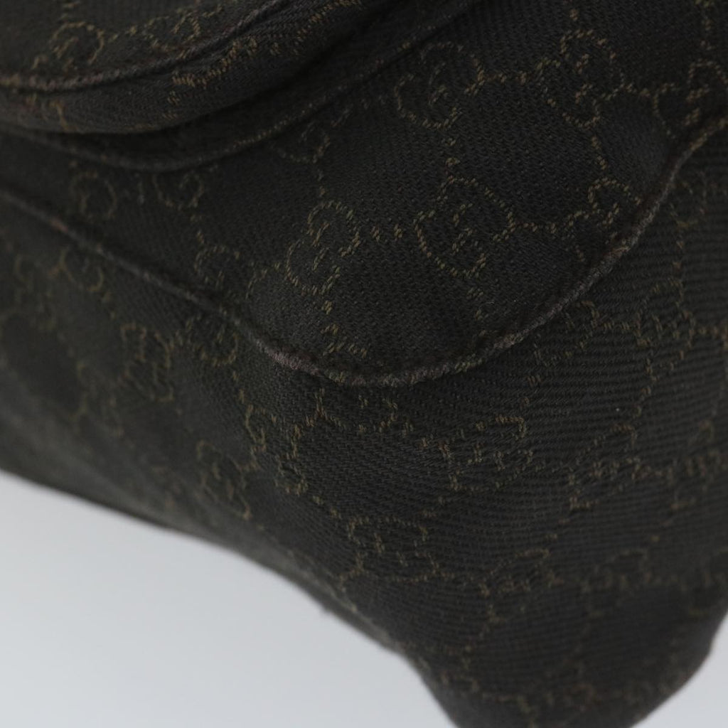 GUCCI GG Canvas Shoulder Bag Brown 101651 ar10778