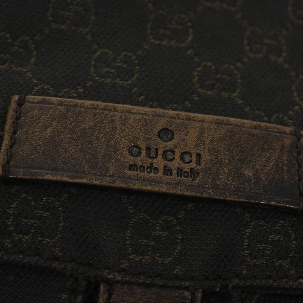 GUCCI GG Canvas Shoulder Bag Brown 101651 ar10778