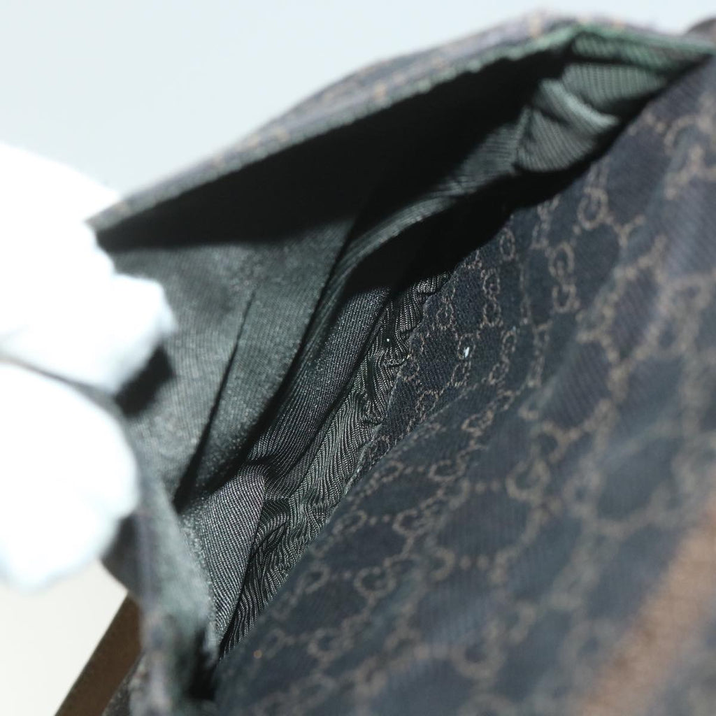 GUCCI GG Canvas Shoulder Bag Brown 101651 ar10778