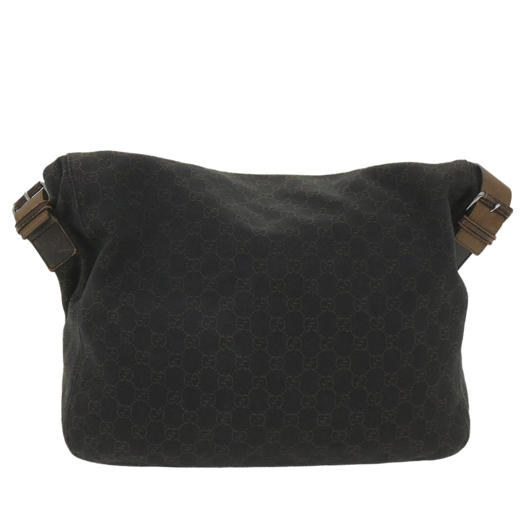 GUCCI GG Canvas Shoulder Bag Brown 101651 ar10778
