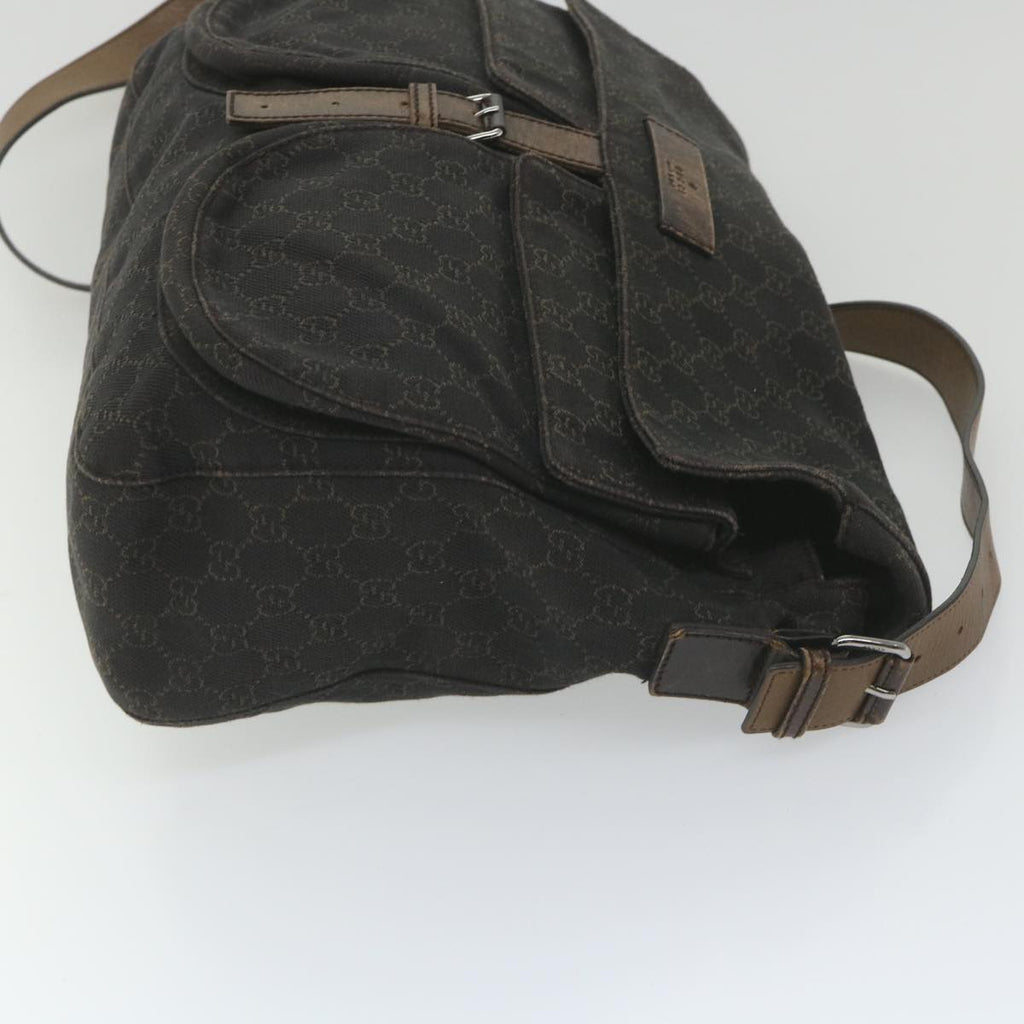 GUCCI GG Canvas Shoulder Bag Brown 101651 ar10778