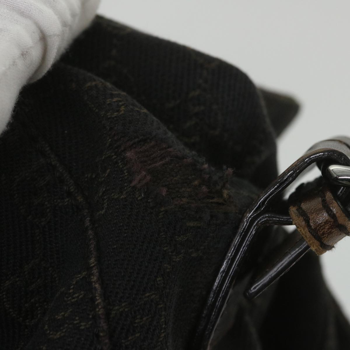 GUCCI GG Canvas Shoulder Bag Brown 101651 ar10778