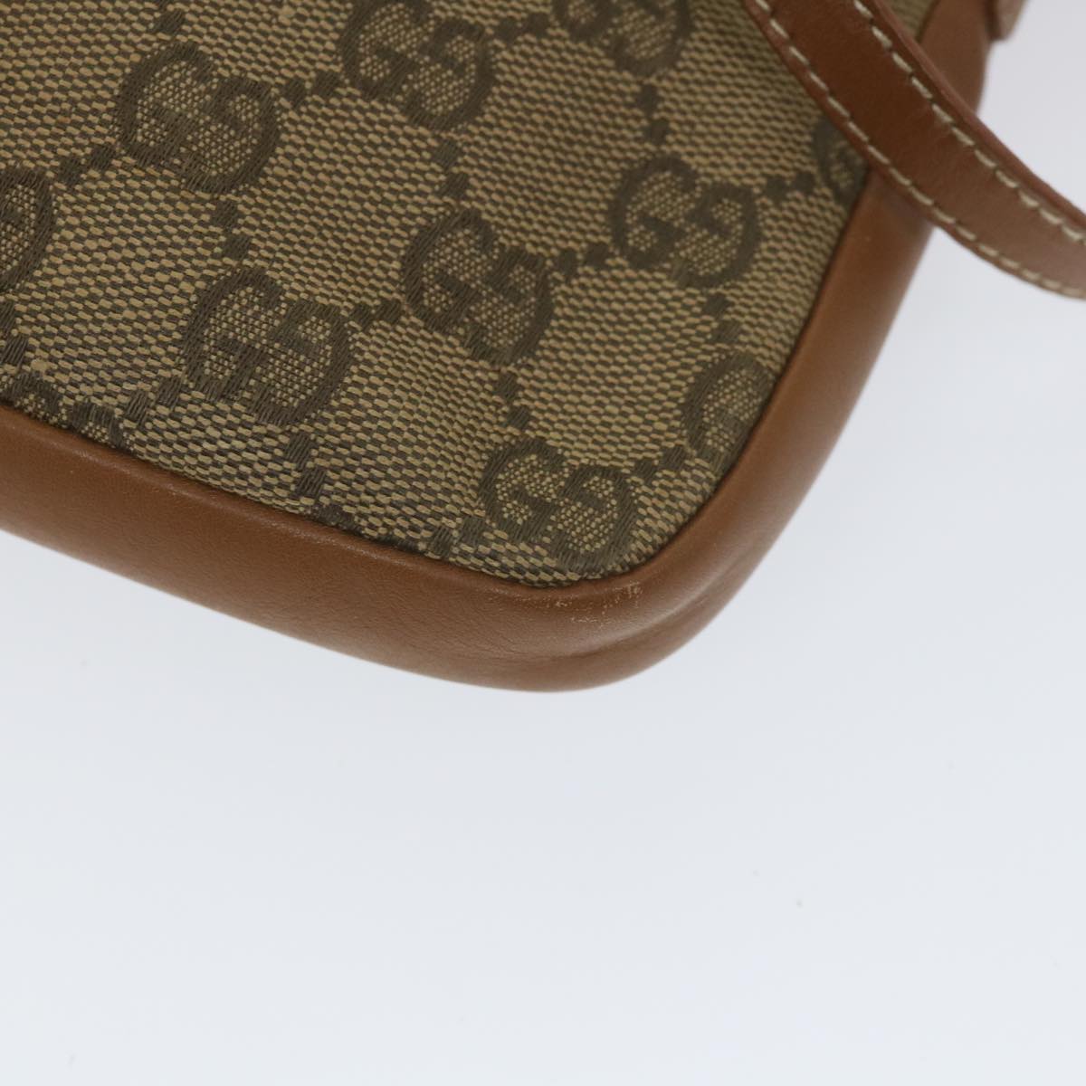 GUCCI GG Canvas Shoulder Bag Beige 004 92 0230 ar10780
