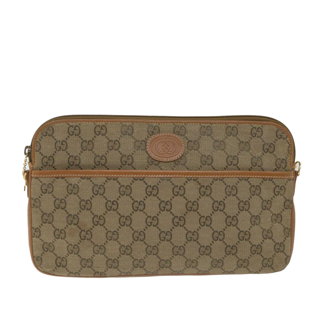 GUCCI GG Canvas Shoulder Bag Beige 004 92 0230 ar10780