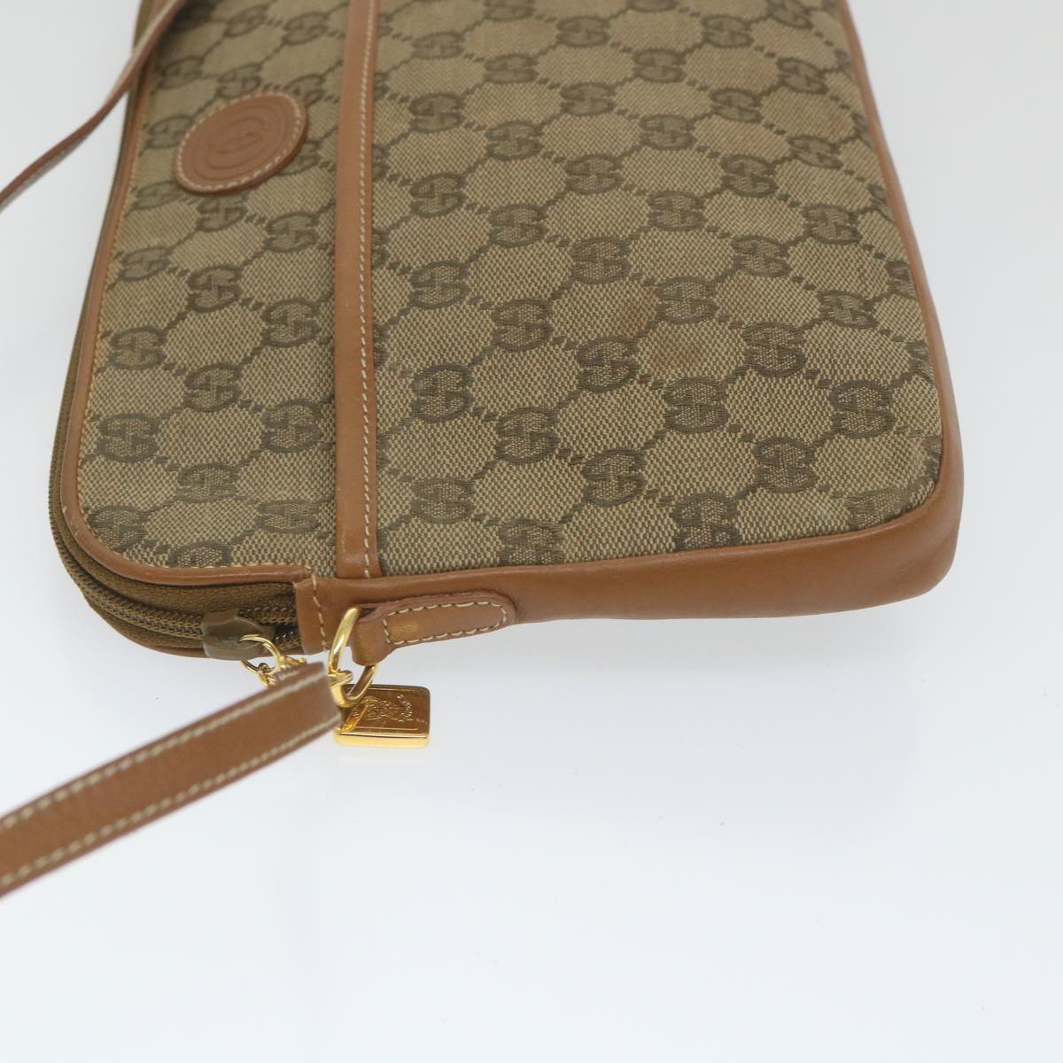 GUCCI GG Canvas Shoulder Bag Beige 004 92 0230 ar10780