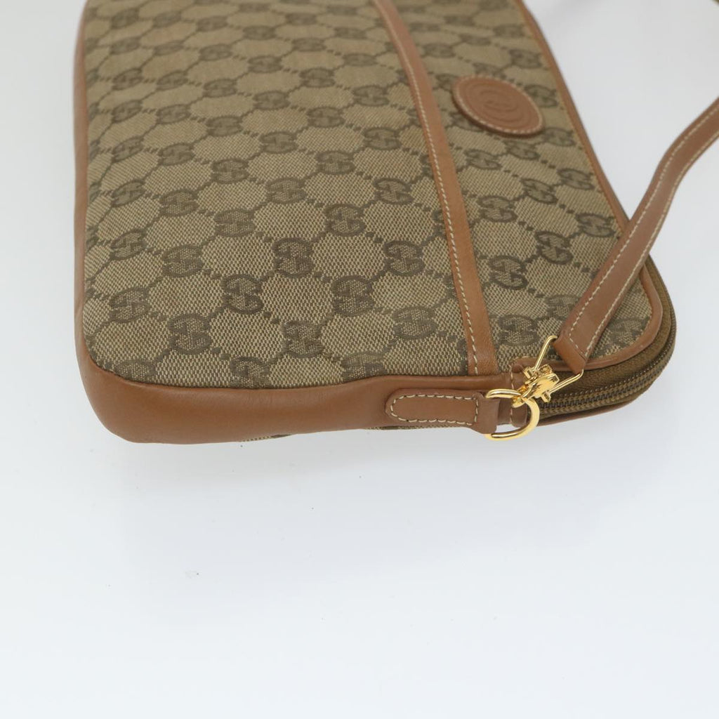 GUCCI GG Canvas Shoulder Bag Beige 004 92 0230 ar10780