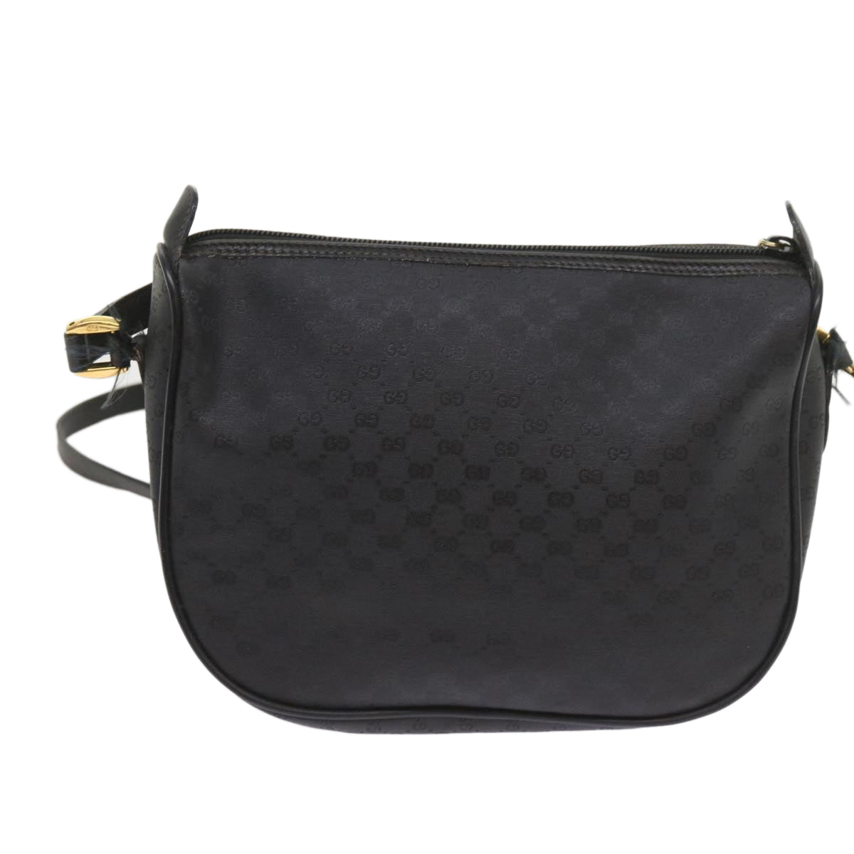 GUCCI Micro GG Canvas Web Sherry Line Bag Black 001 754 6177 ar10783