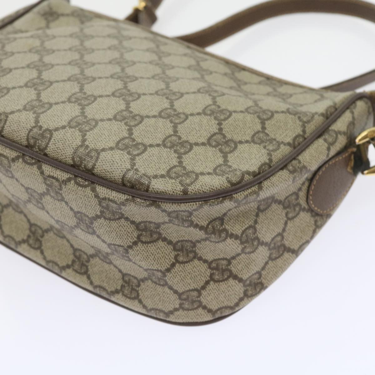 GUCCI GG Supreme Web Sherry Line Bag Beige Red 001 123 6177 023 ar10784