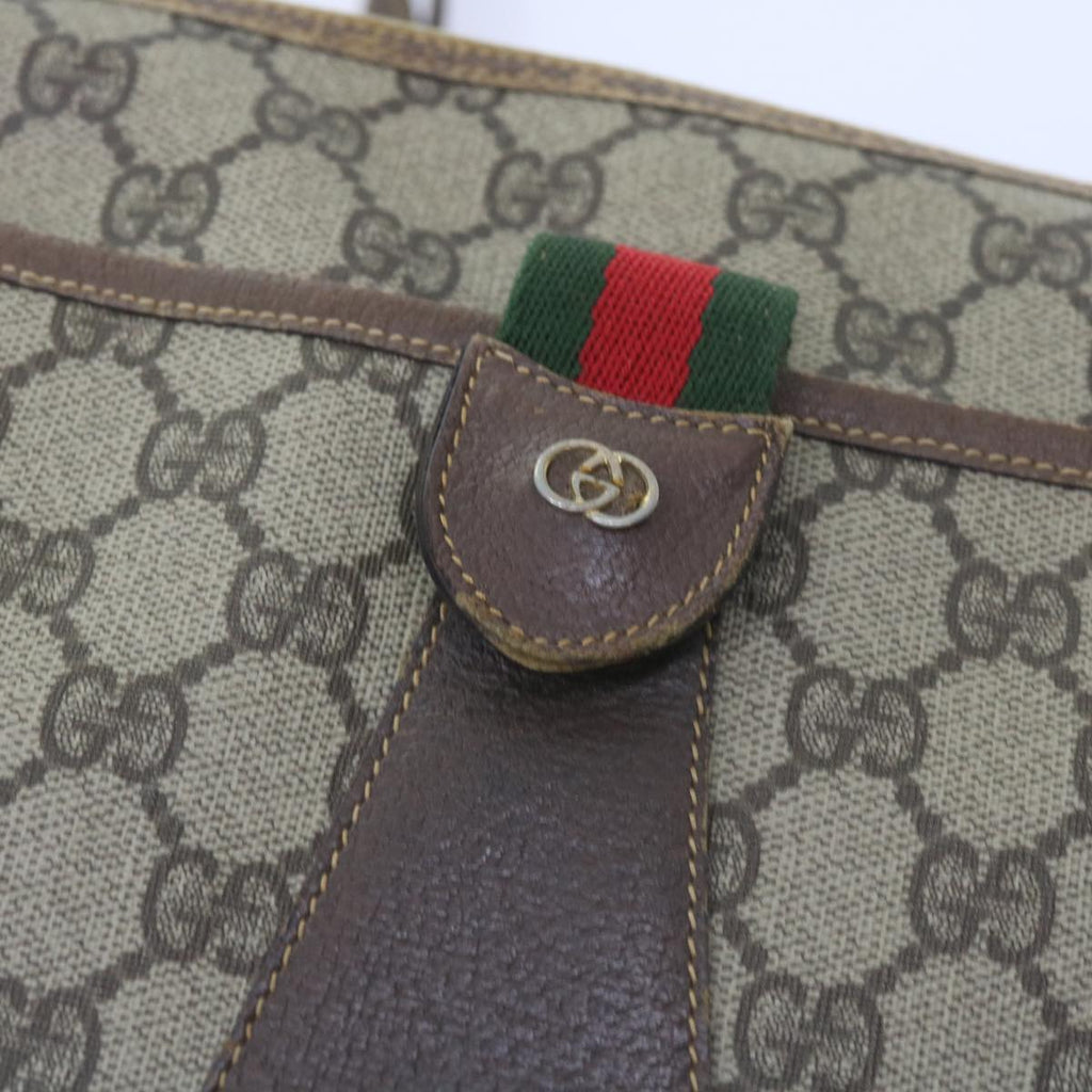GUCCI GG Supreme Web Sherry Line Bag Beige Red 001 123 6177 023 ar10784