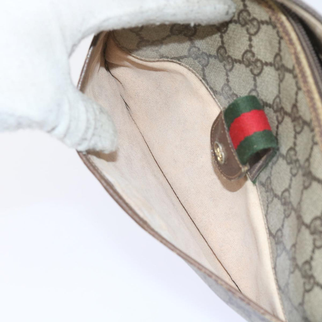 GUCCI GG Supreme Web Sherry Line Bag Beige Red 001 123 6177 023 ar10784
