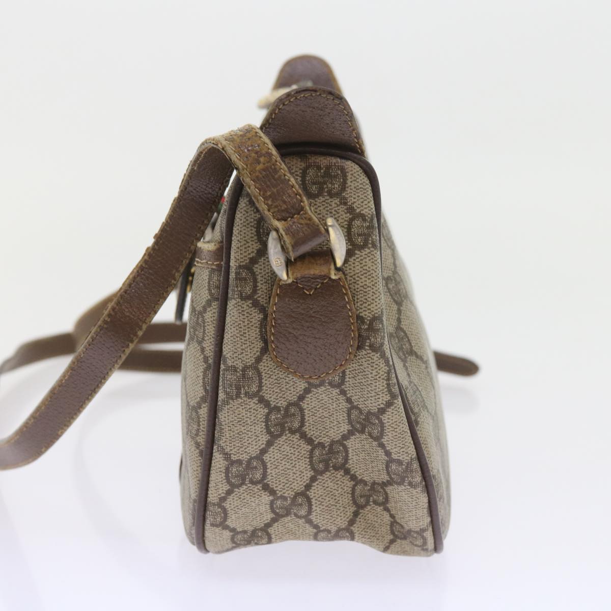 GUCCI GG Supreme Web Sherry Line Bag Beige Red 001 123 6177 023 ar10784