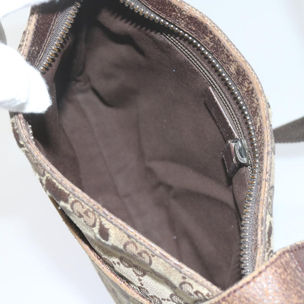 GUCCI GG Canvas Web Sherry Line Shoulder Bag 3Set Beige ar10786