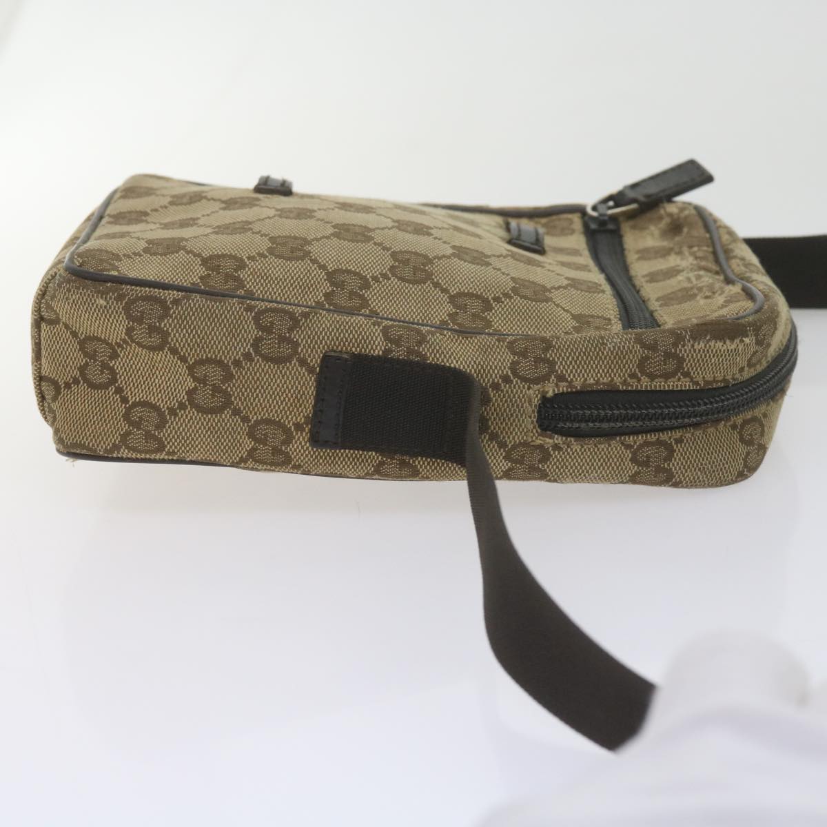 GUCCI GG Canvas Web Sherry Line Shoulder Bag 3Set Beige ar10786