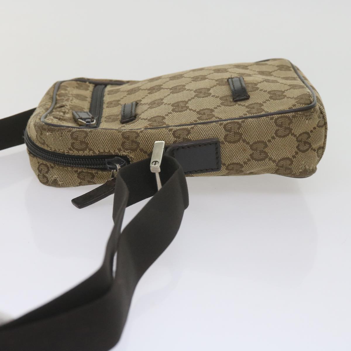 GUCCI GG Canvas Web Sherry Line Shoulder Bag 3Set Beige ar10786