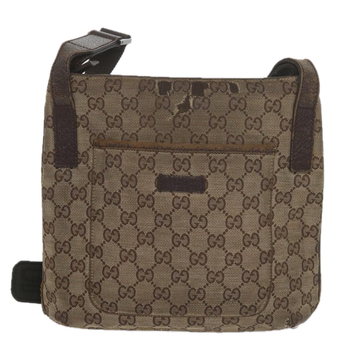 GUCCI GG Canvas Web Sherry Line Shoulder Bag 3Set Beige ar10786