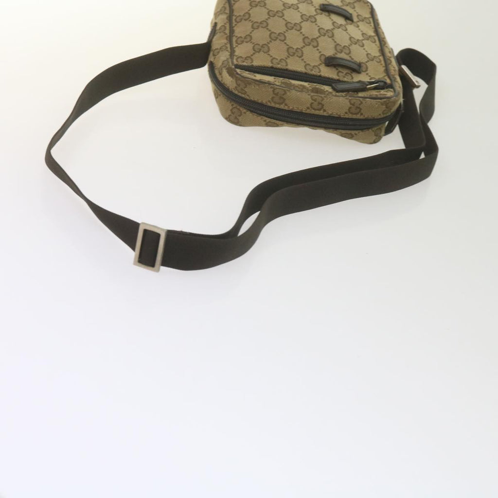 GUCCI GG Canvas Web Sherry Line Shoulder Bag 3Set Beige ar10786