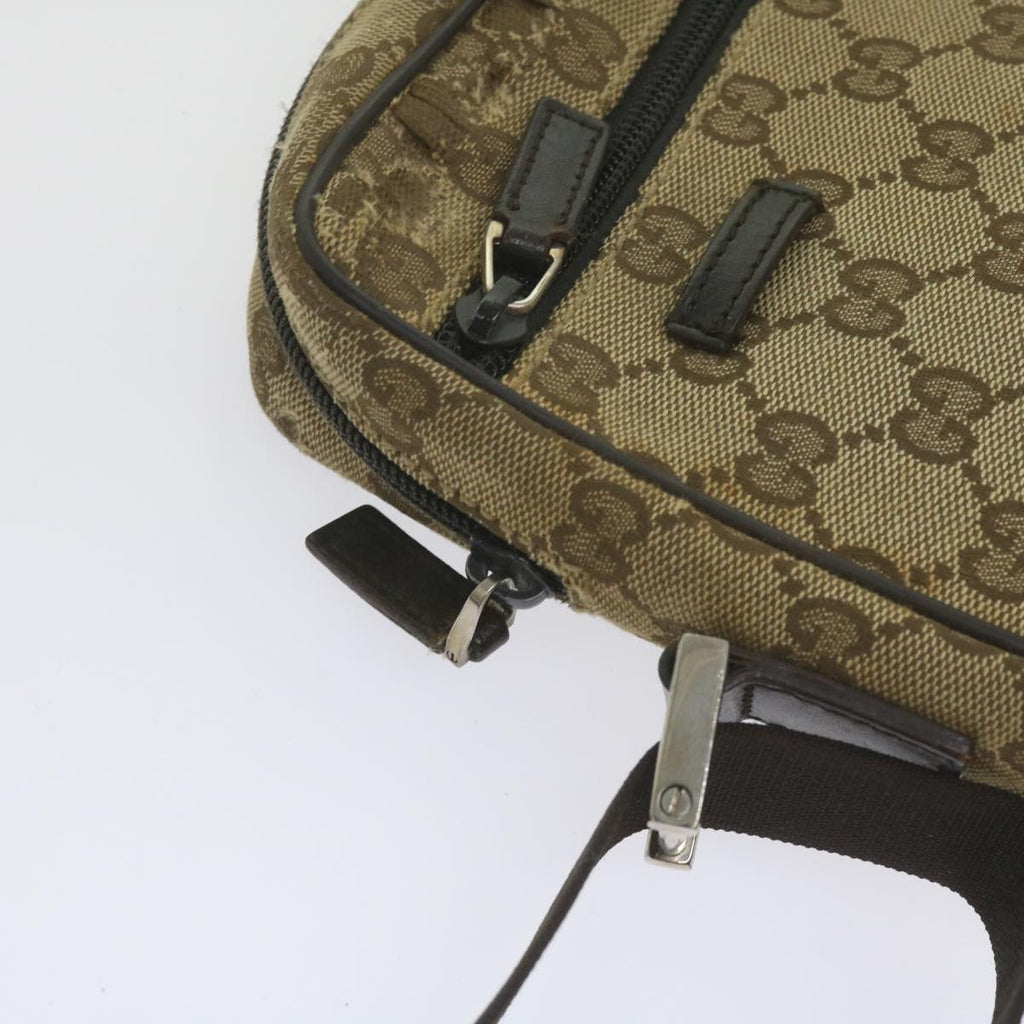 GUCCI GG Canvas Web Sherry Line Shoulder Bag 3Set Beige ar10786