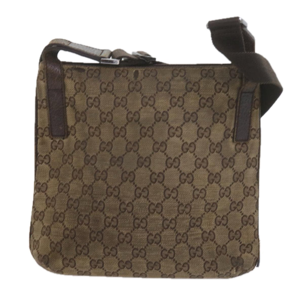 GUCCI GG Canvas Web Sherry Line Shoulder Bag 3Set Beige ar10786