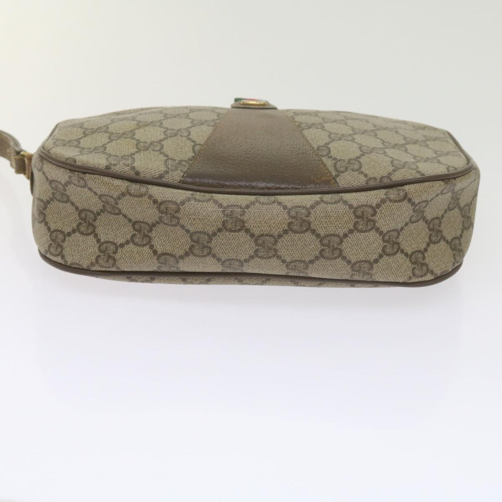 GUCCI GG Canvas Web Sherry Line Shoulder Bag 3Set Beige ar10786