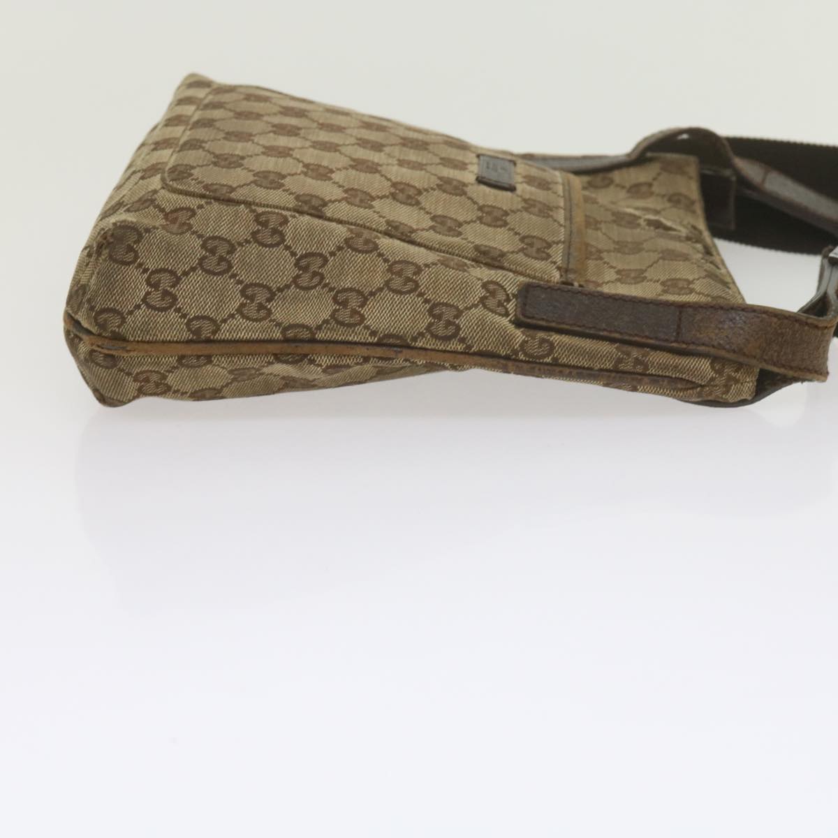 GUCCI GG Canvas Web Sherry Line Shoulder Bag 3Set Beige ar10786