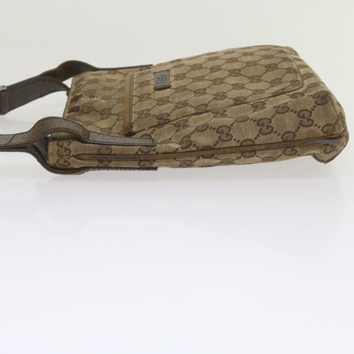 GUCCI GG Canvas Web Sherry Line Shoulder Bag 3Set Beige ar10786
