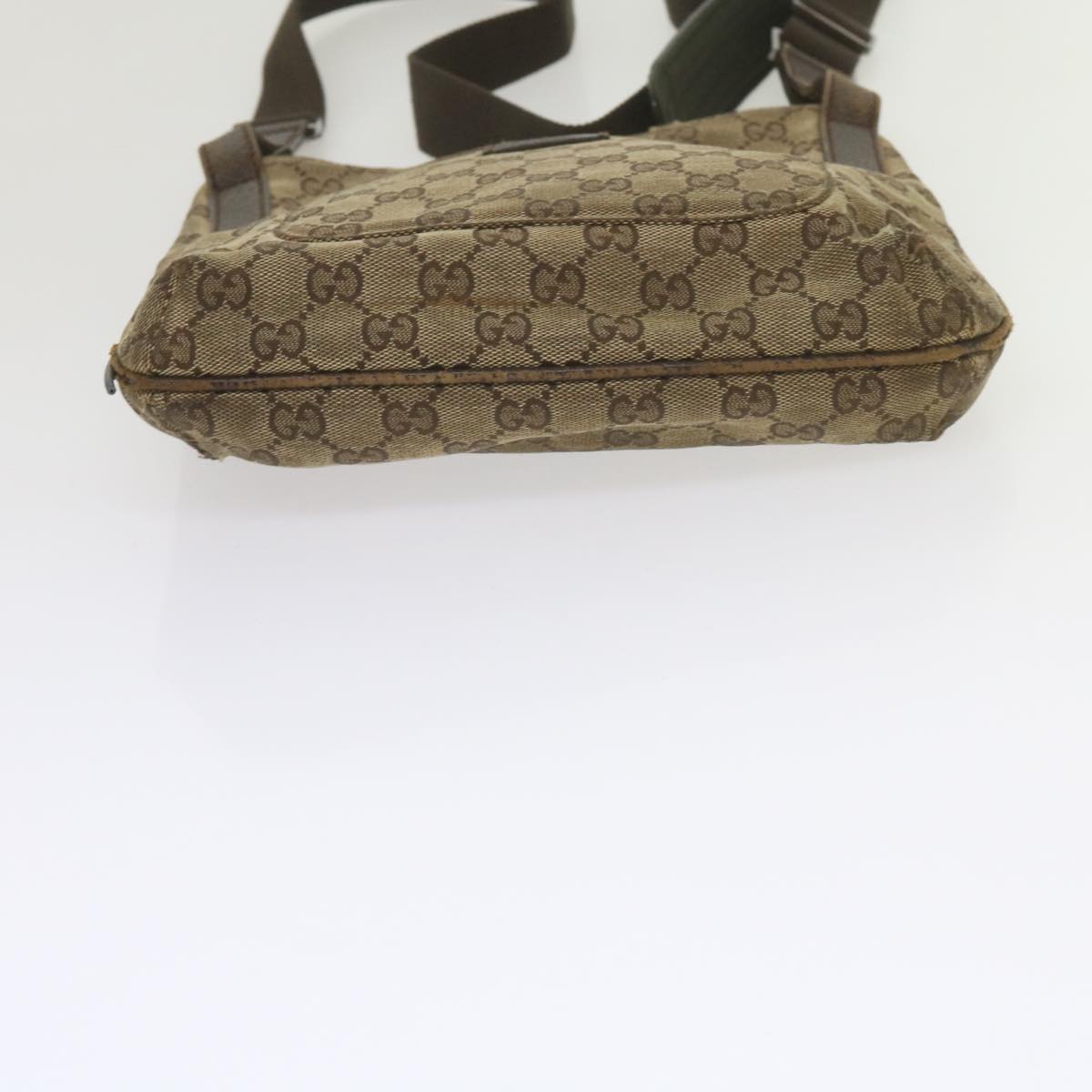 GUCCI GG Canvas Web Sherry Line Shoulder Bag 3Set Beige ar10786