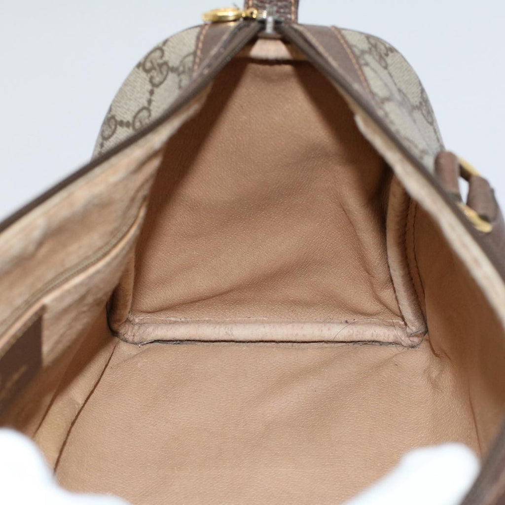 GUCCI GG Supreme Web Sherry Line Boston Bag Beige Red 40 02 007 ar10858