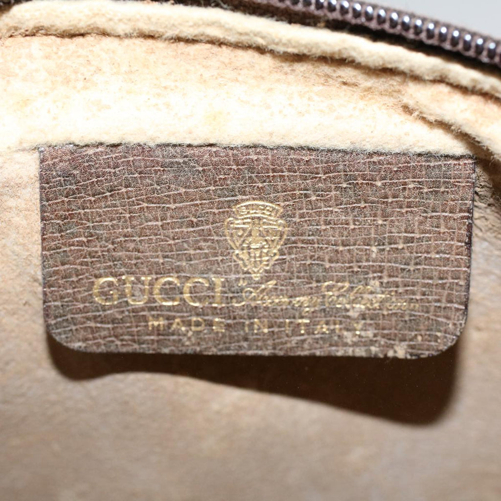 GUCCI GG Supreme Web Sherry Line Clutch Bag Beige Red Green 98 69 ar10859