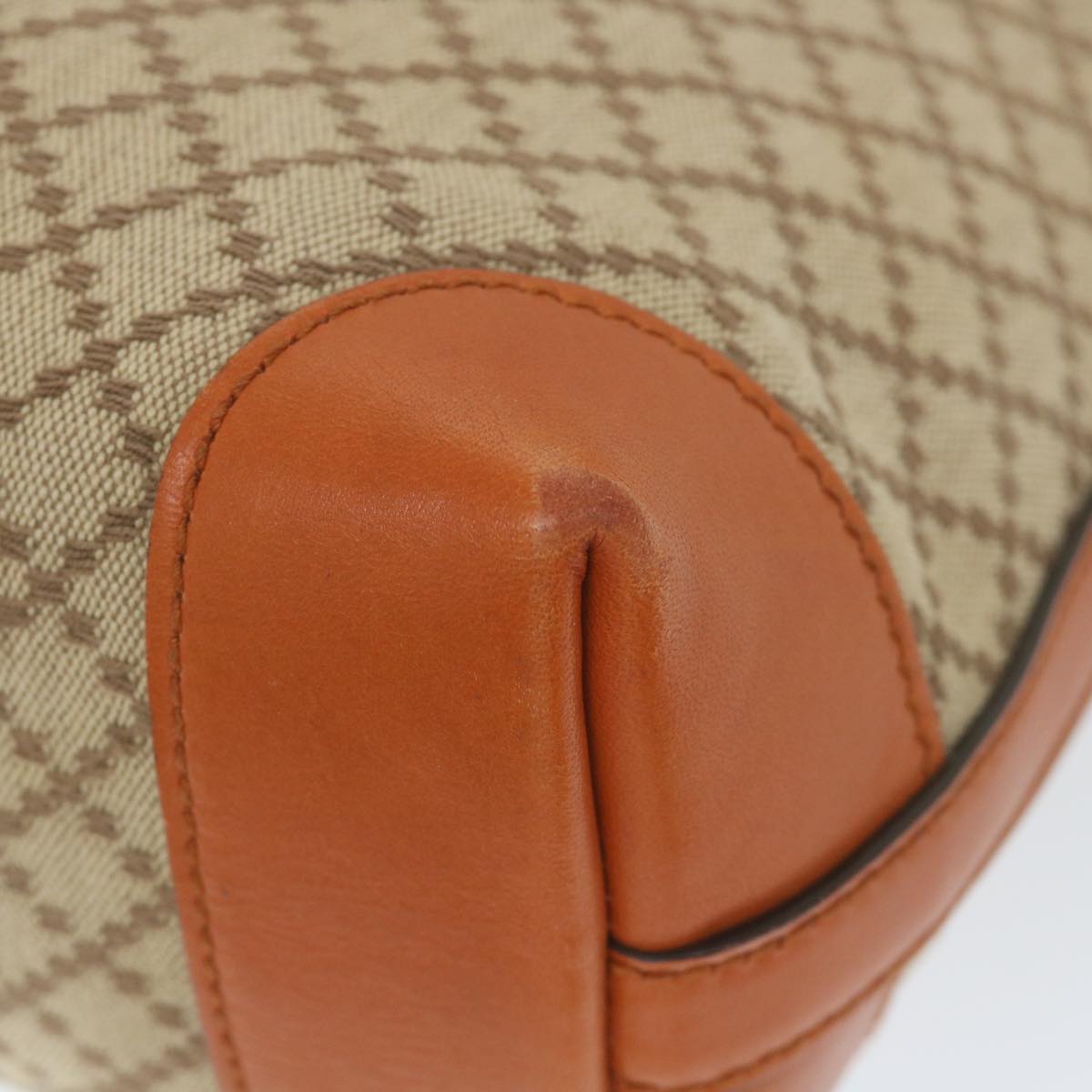 GUCCI Diamante Tote Bag Canvas Beige 269878 ar10867